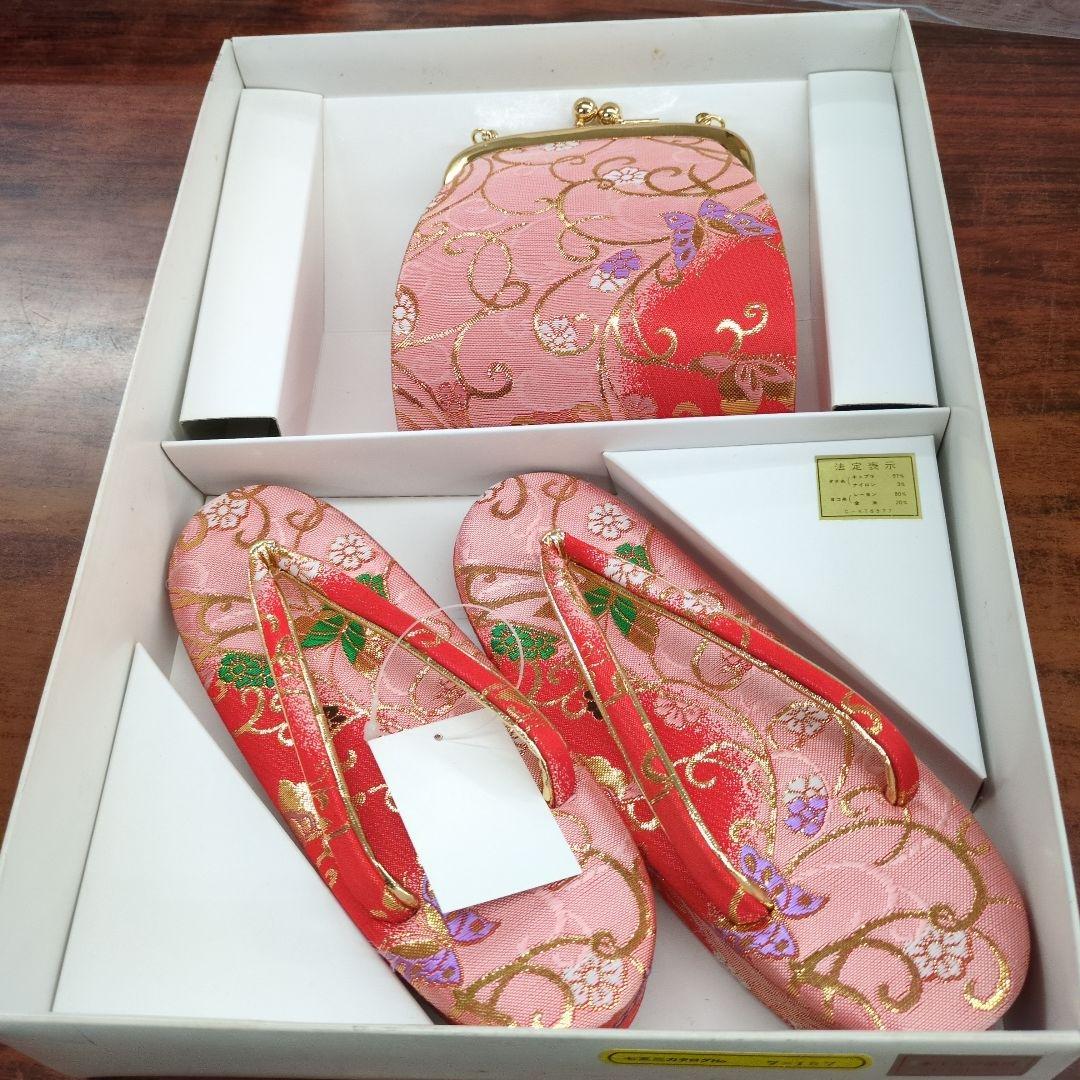 七五三　草履とバッグのセット　21センチ未使用タグ付き