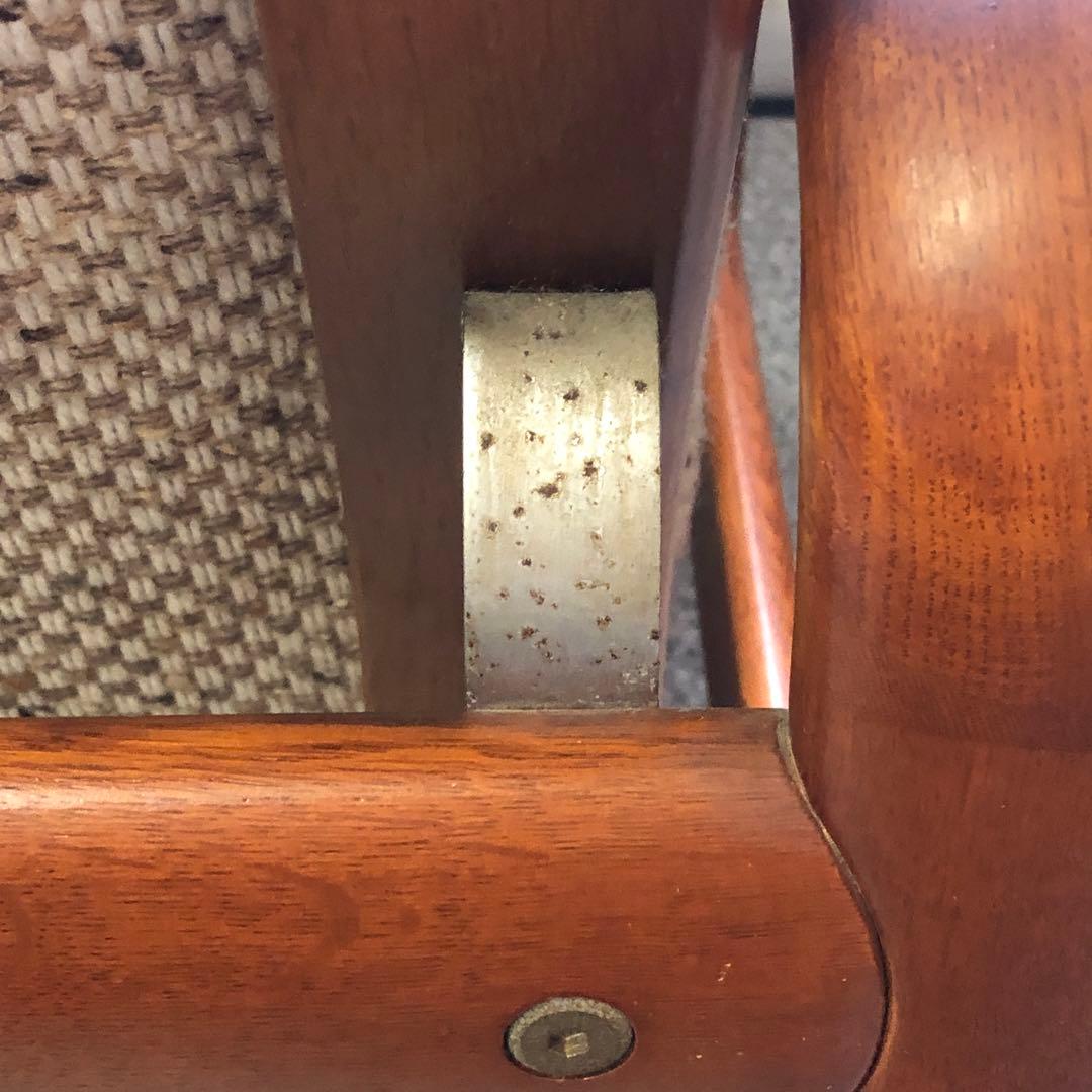 カリモク ワッフル シングルソファ ヴィンテージ