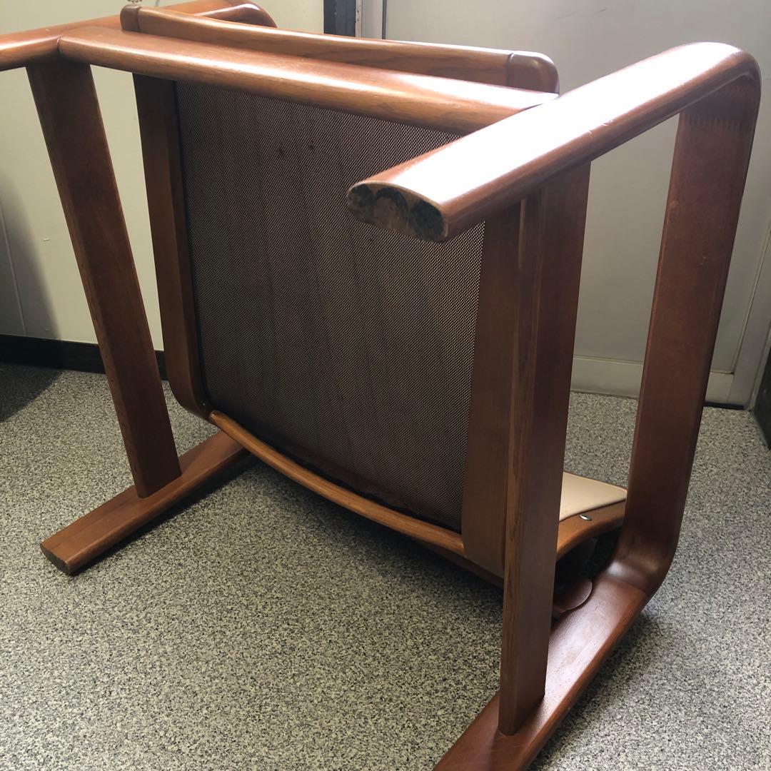 カリモク ワッフル シングルソファ ヴィンテージ