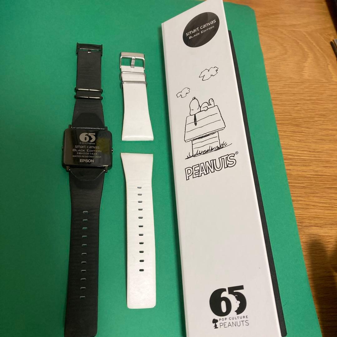 【希少 稼働品】PEANUTS スマートキャンバス ブラックエディション65周年