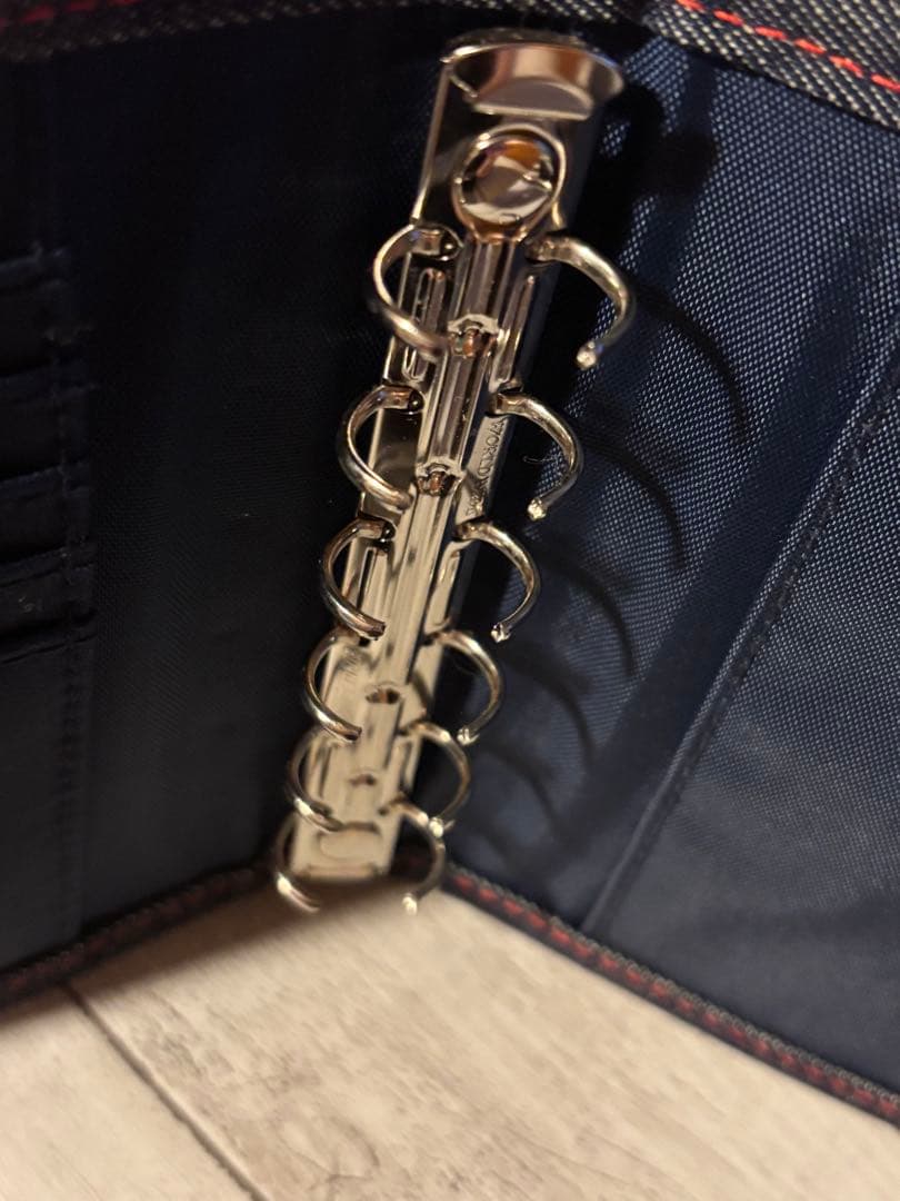 公*o様 スヌーピー マルチケース デニム調