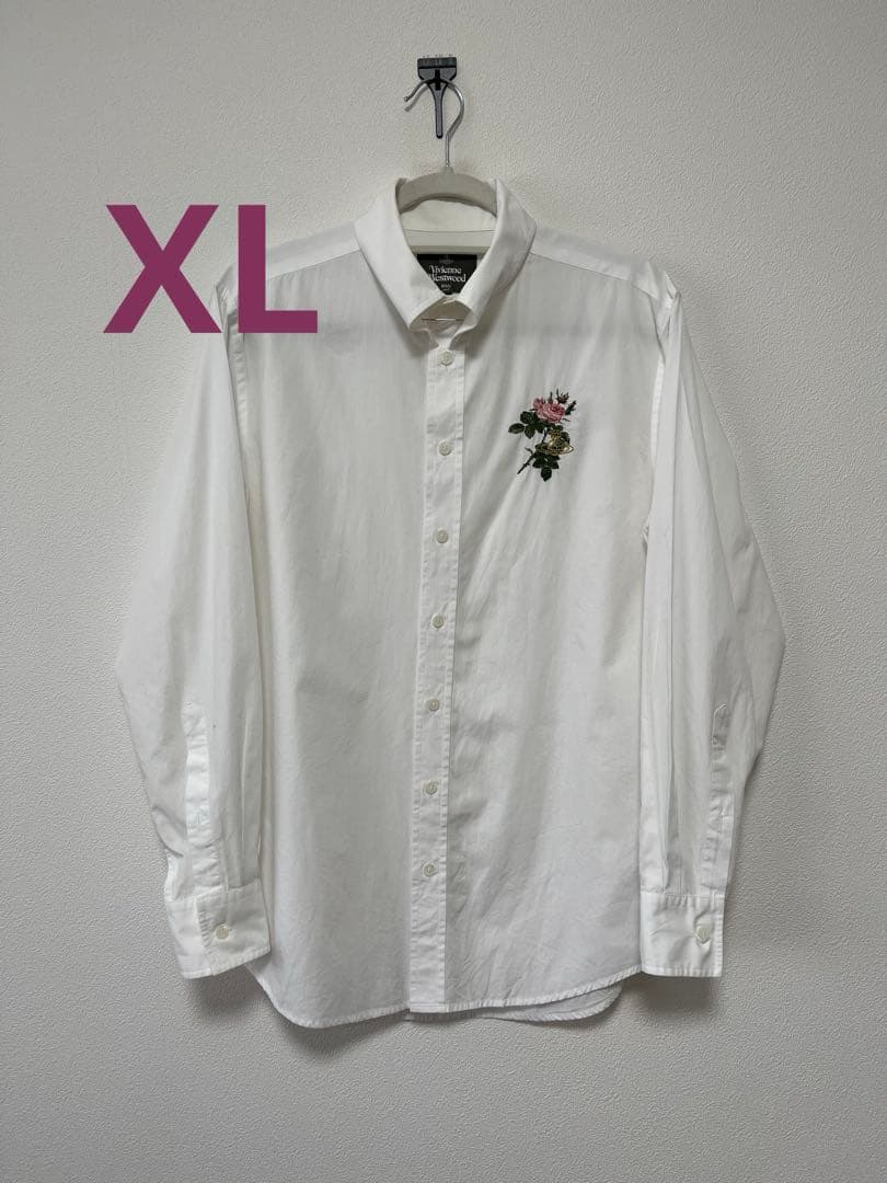 【ヴィヴィアンウエストウッドマン】ピンホール刺繍シャツ