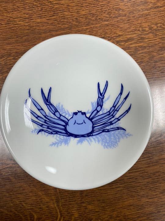 切り絵作家久保修出石焼き絵皿5皿セット