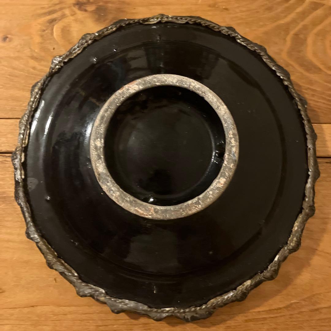 モロッコ　アンティーク皿　壁掛け　穴あり