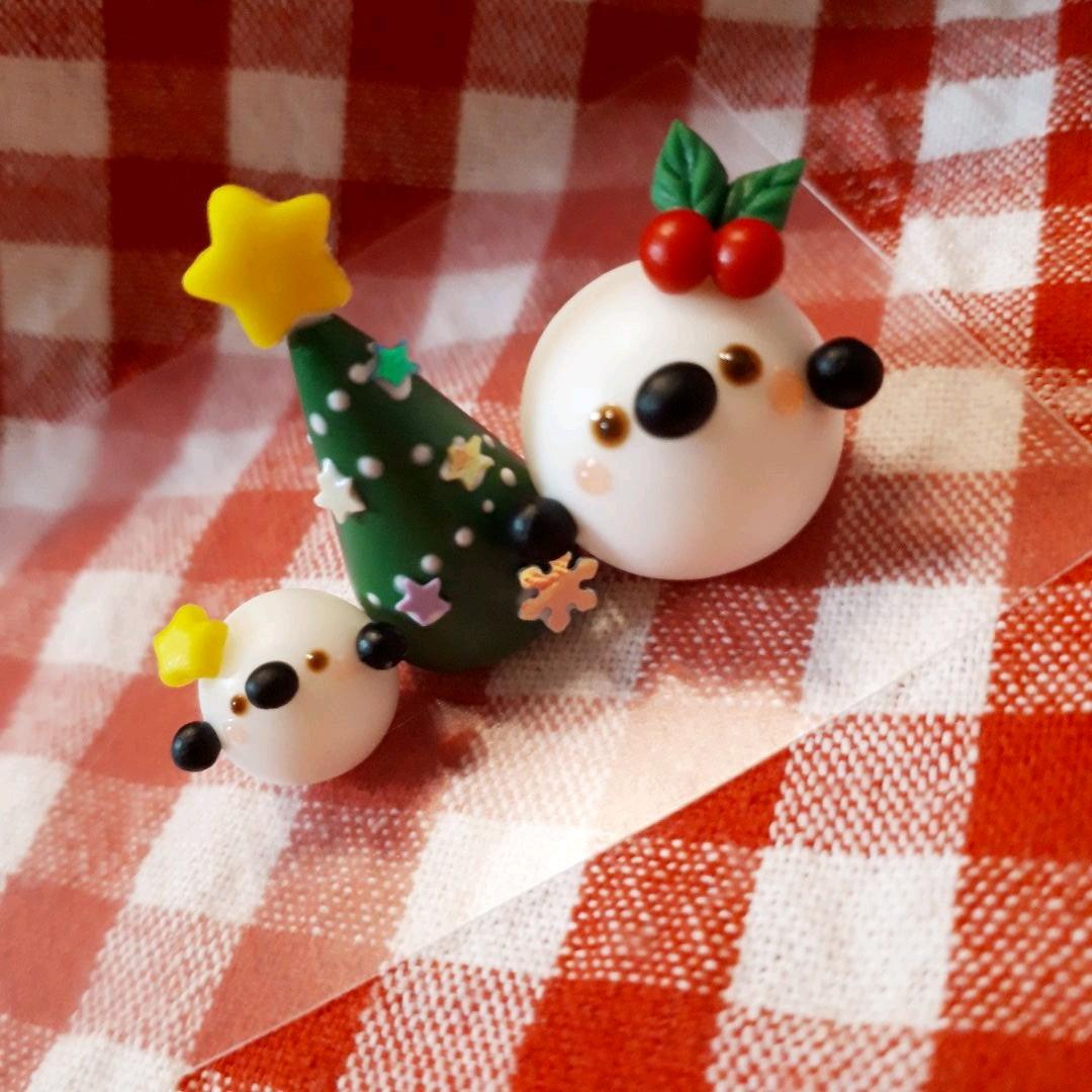 クリスマスツリー☆シマエナガ&ミニ付き