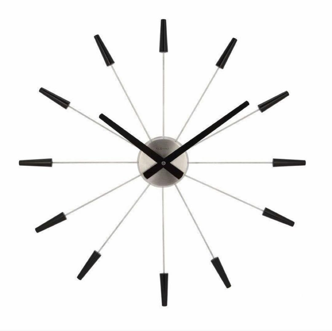 Nextime PLUG INN mid. Black 壁掛け時計