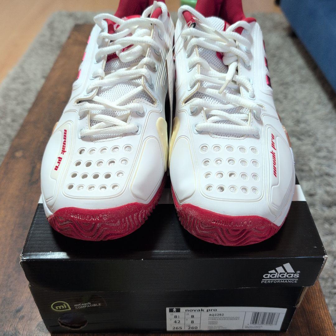 アディダスadidas novak proコラボ テニスシューズ 　26.5cm