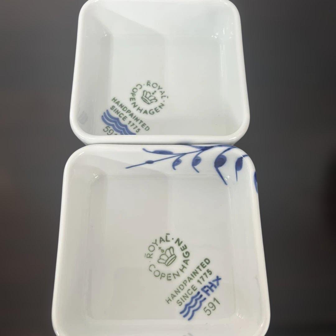 ロイヤルコペンハーゲン　シグネチャー　 オーブンウェア　角皿　2客セット 未使用