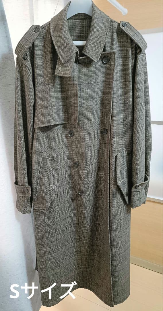 ジャケット・アウター stein/OVERSIZED TRENCH COAT(GLEN CHECK)