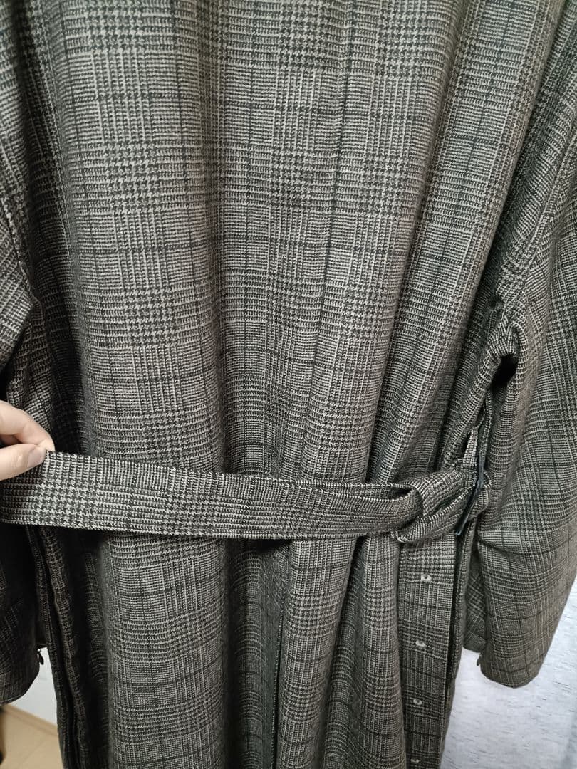 ジャケット・アウター stein/OVERSIZED TRENCH COAT(GLEN CHECK)