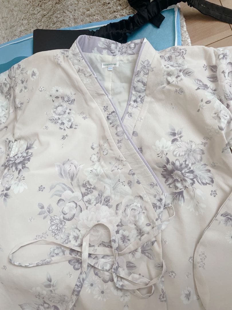 袴卒業式150cm女の子⭐︎ローズベージュ×濃茶キャサリンコテージ小学生