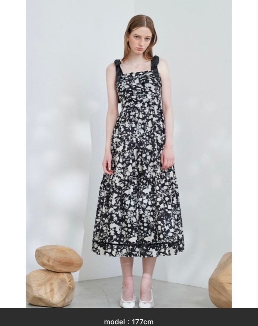 ワンピース Estella K Sandra Floral-print long dress