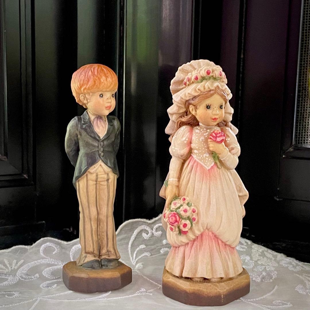 アンリ人形　ANRI サラ・ケイ　10㎝　　【薔薇のアーチの下でウェディング】