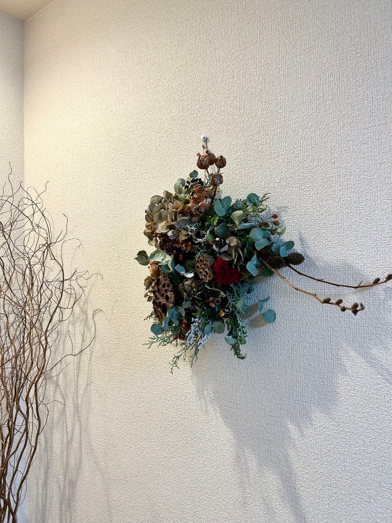 クリスマス　約30㎝　ナチュラル　リース