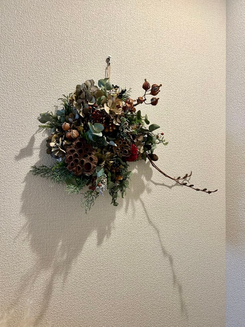 クリスマス　約30㎝　ナチュラル　リース