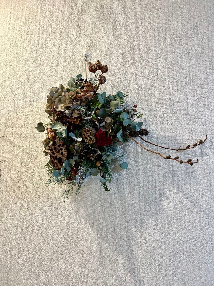 クリスマス　約30㎝　ナチュラル　リース