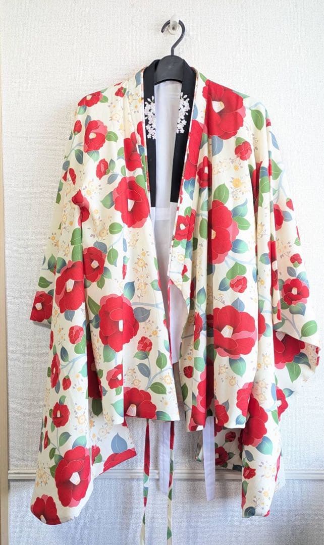 165 キャサリンコテージ　袴セット　椿　桜　卒業式　和装