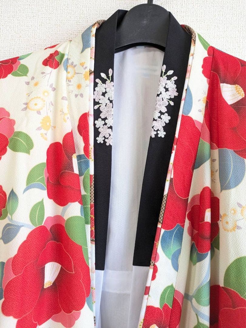 165 キャサリンコテージ　袴セット　椿　桜　卒業式　和装