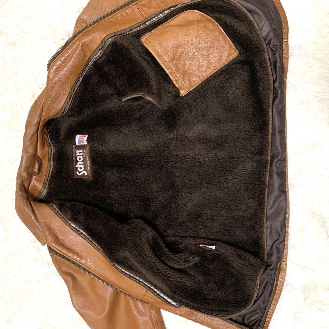 【ライナー付・size38⭐︎】Schott トラッカージャケット AT101