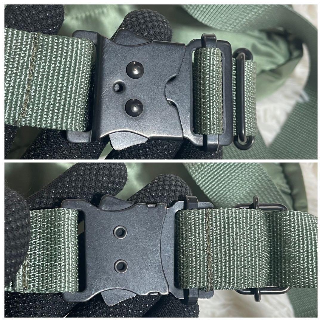 【極美品】ポーター タンカー ボディバッグ ウエストポーチ セージグリーン