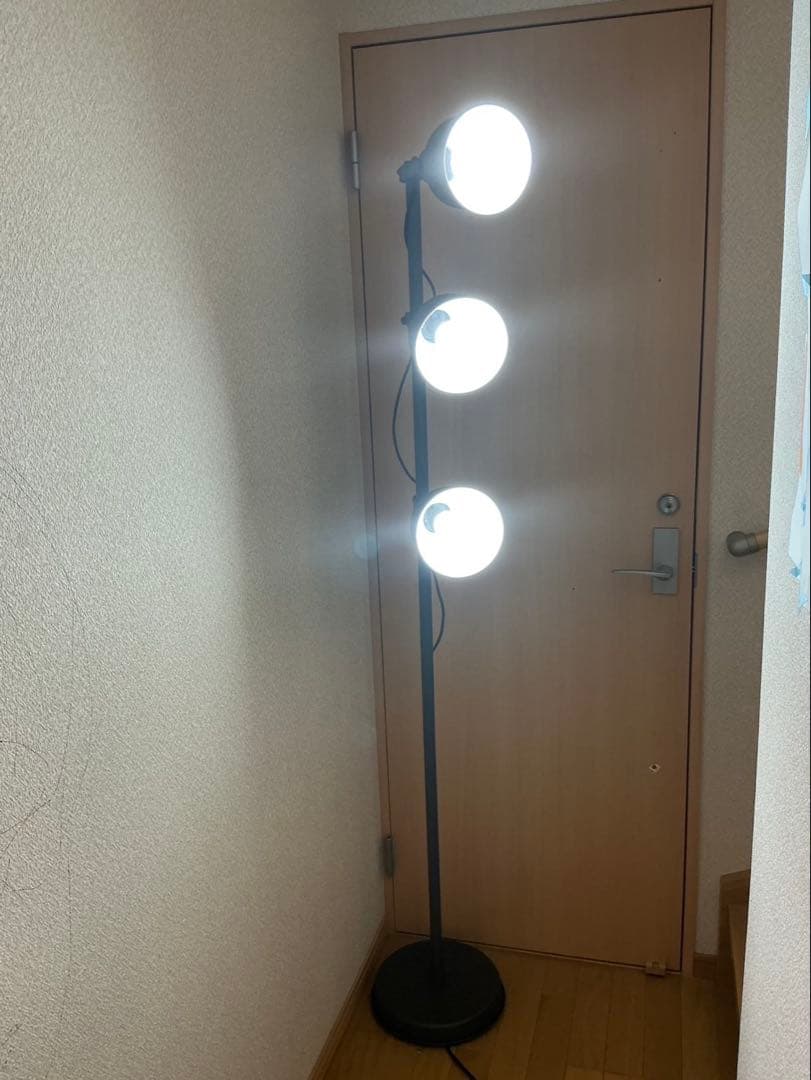 HEKTAR ヘクタル　フロアランプ 3スポット　ダークグレー