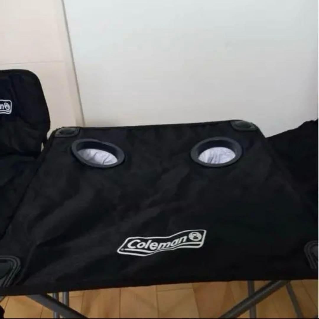 【廃盤・レア】コールマン コンパクトチェアテーブルセット (ブラック)