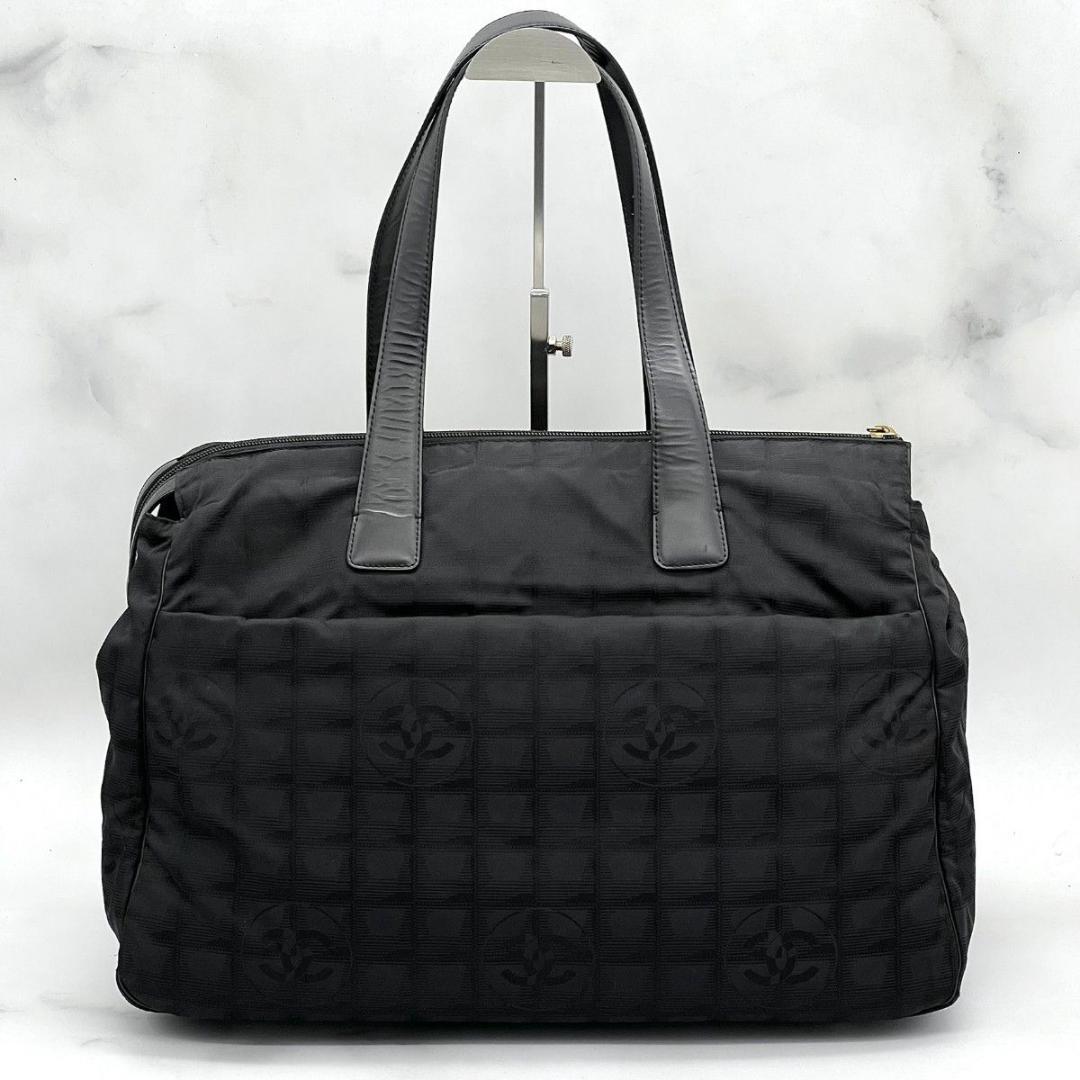 【Gカード付】 シャネル ニュートラベルライン ハンドボストン ブラック ココ