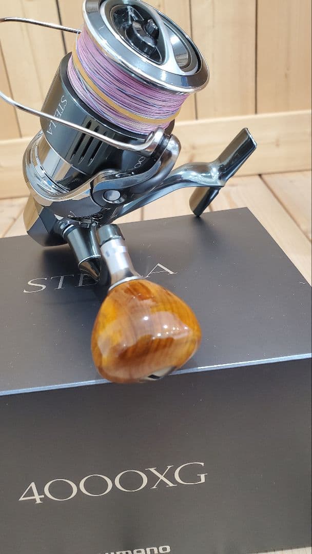 【極美品】☆22ステラ4000XG☆ウォーターランドウッドノブ★