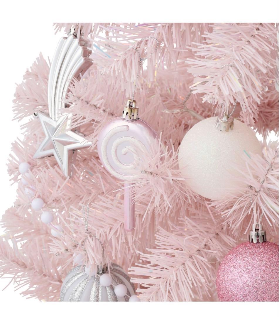 【16日まで】Francfranc ピンククリスマスツリーセット　150cm