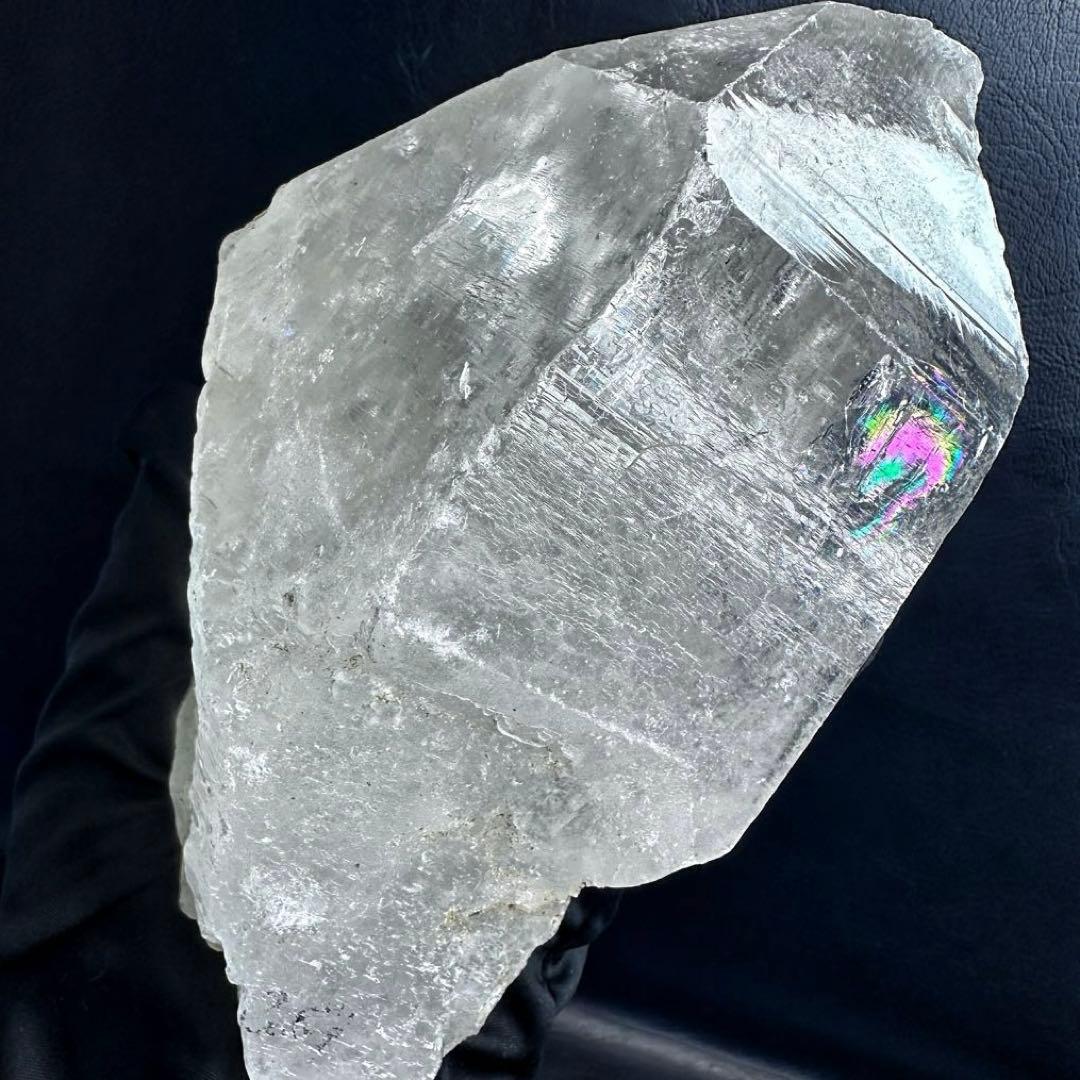 別格高級品 ❗️巨大❗️超強いパワー虹入り☆ヒマラヤ水晶パワーストーン浄化A1163