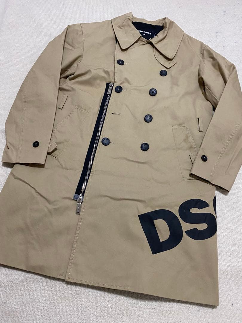 DSQUARED2 ベージュ トレンチコート 48