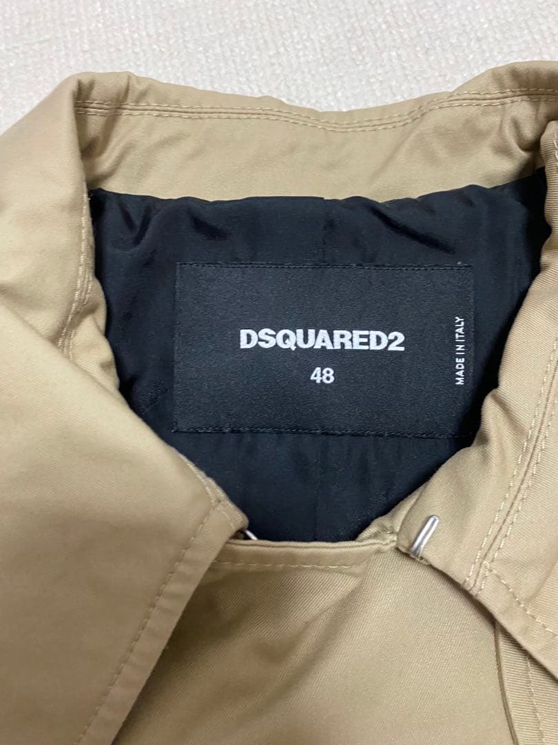 DSQUARED2 ベージュ トレンチコート 48