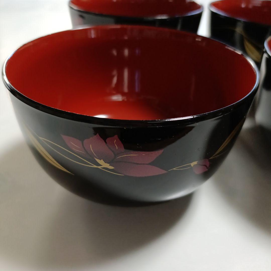 合成漆器　結びどんぶり揃　華