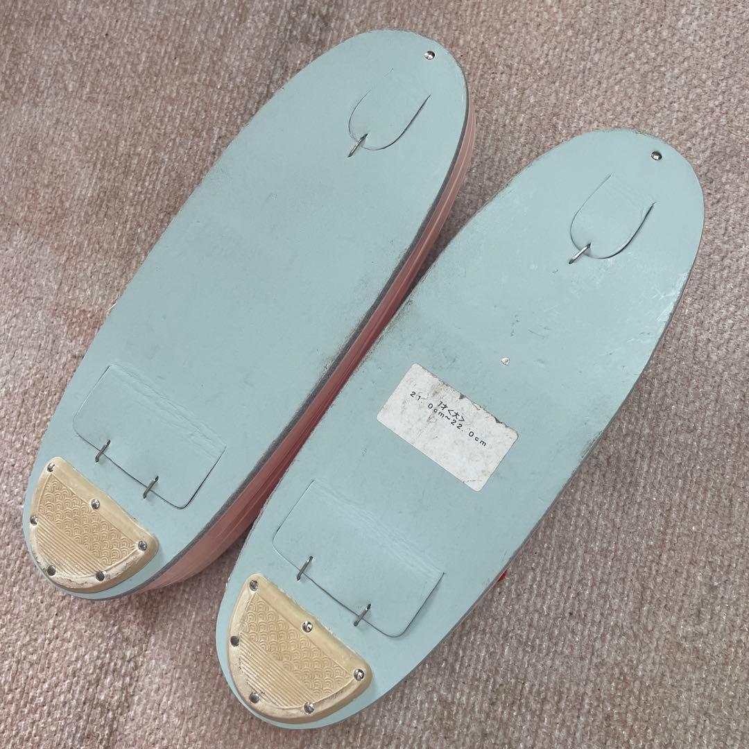 七五三用縮緬金箔チラシバッグ、草履セット