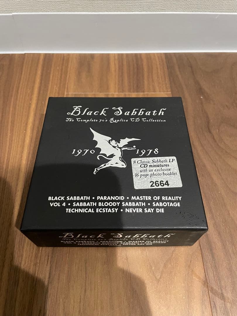 限定　Black Sabbath CDコレクション 1970-1978 輸入盤