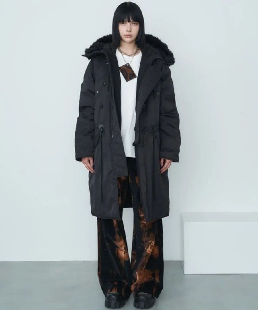 AIVER N-3フライトコート ブラックSサイズ