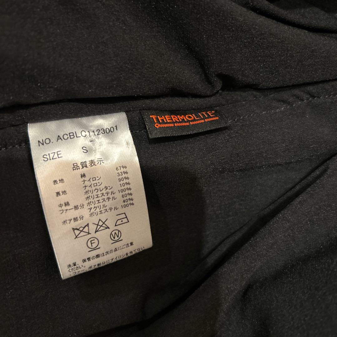 AIVER N-3フライトコート ブラックSサイズ