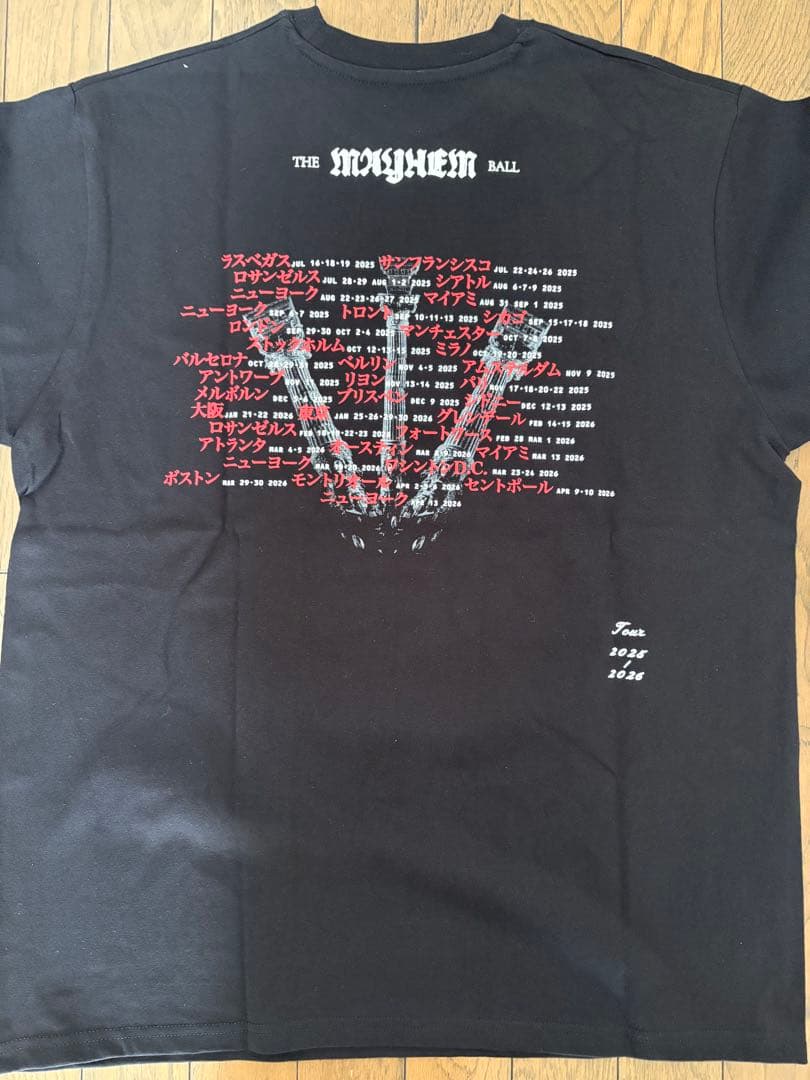 LADY GAGA レディーガガ Tシャツ 踊るか死ぬか Lサイズ