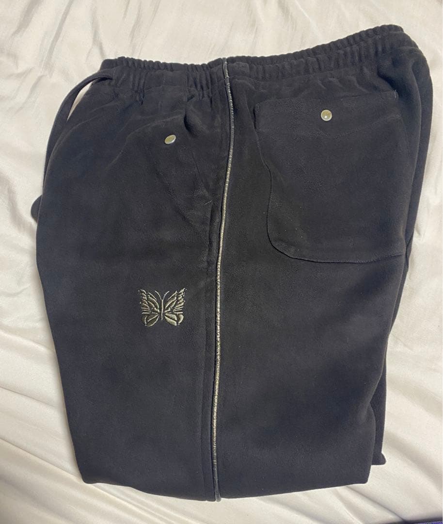 needles フェイクスウェード　トラックパンツ