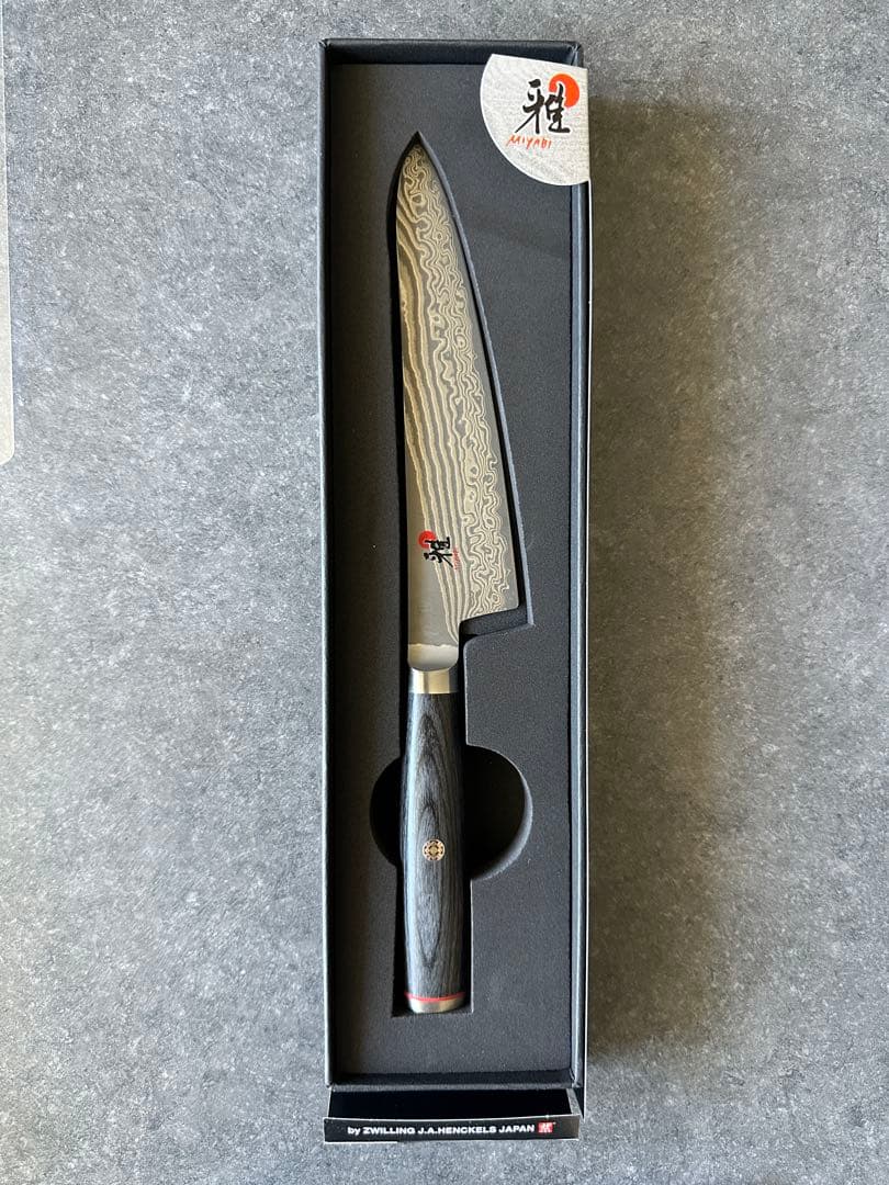 【未使用】MIYABI 5000FCD 小刀 140mm ダマスカス