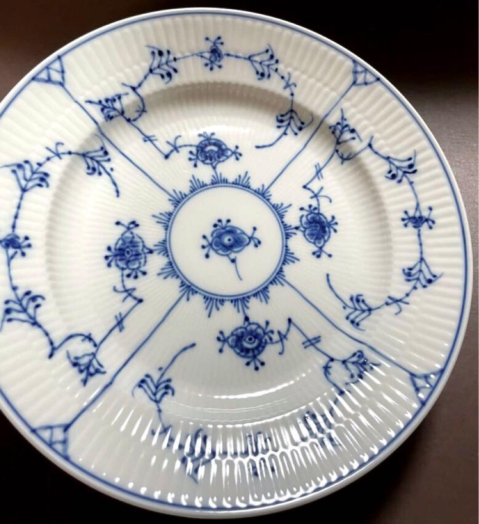 専用◇ロイヤルコペンハーゲンブルーフルーテッドプレインプレートペア23.5c未使