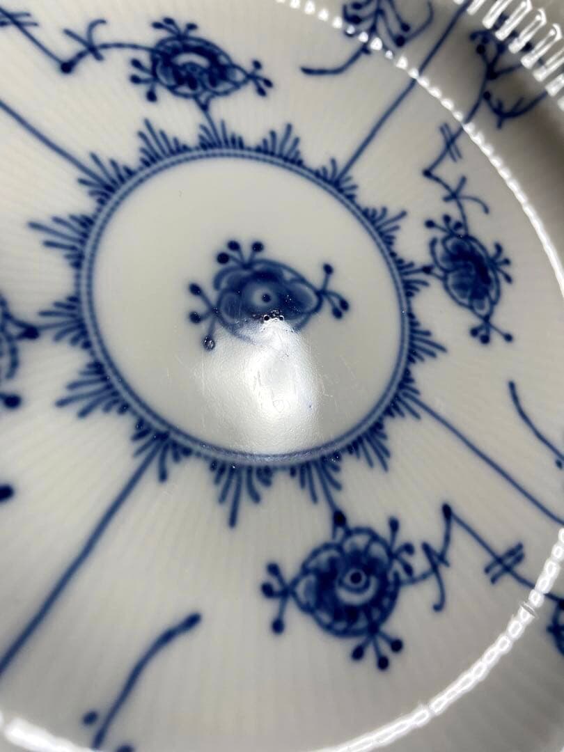 専用◇ロイヤルコペンハーゲンブルーフルーテッドプレインプレートペア23.5c未使