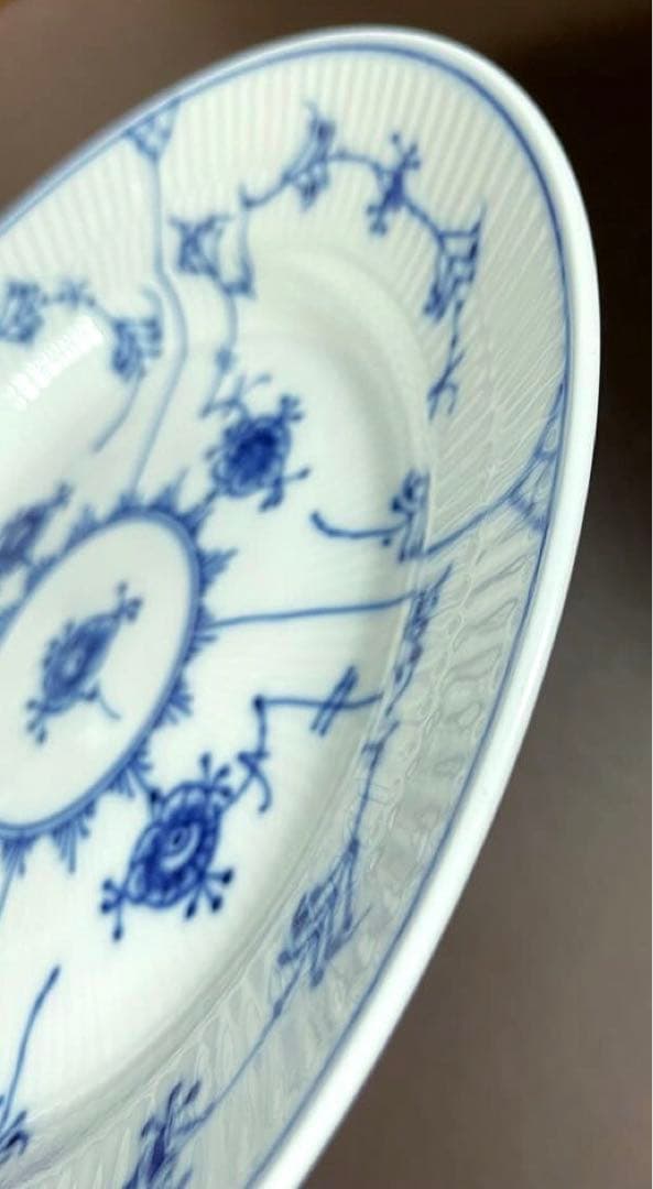 専用◇ロイヤルコペンハーゲンブルーフルーテッドプレインプレートペア23.5c未使