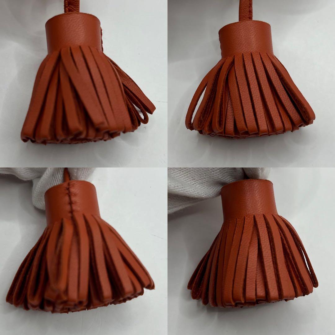 【極美品】エルメス ウノドス カルメン タッセル キーリング キーホルダー