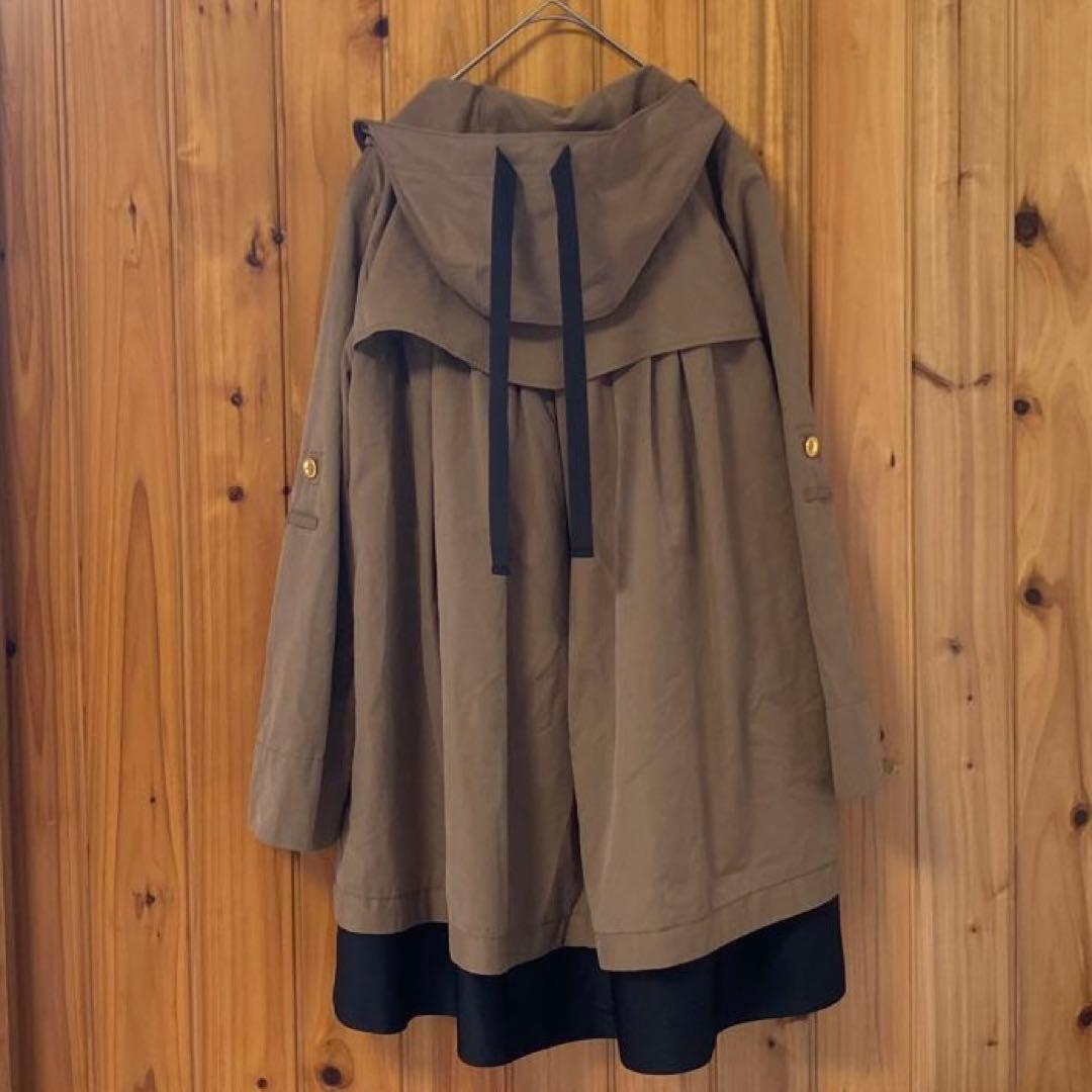 【フリルリボン　ドッキングJKT バックフリル　trois トロア