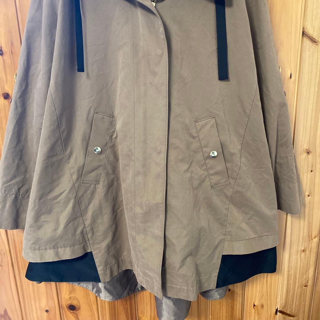 【フリルリボン　ドッキングJKT バックフリル　trois トロア