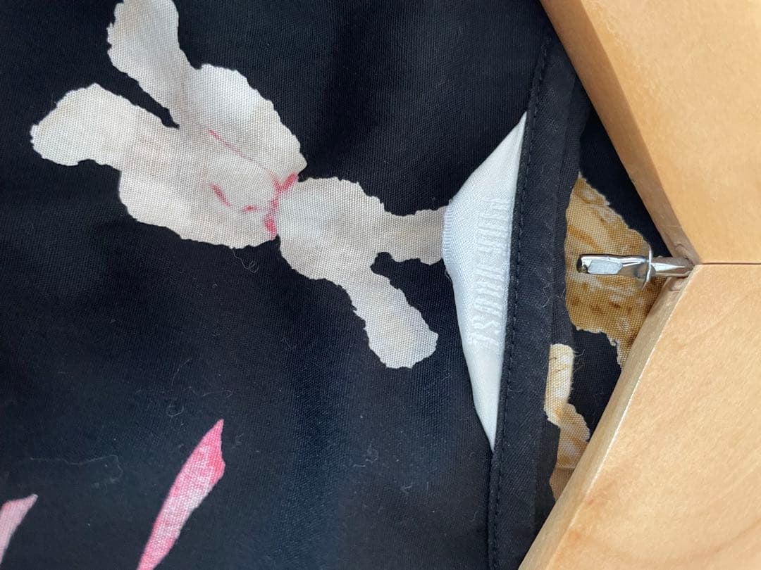 ピンクハウス ❣️黒地にうさぎ柄ワンピース