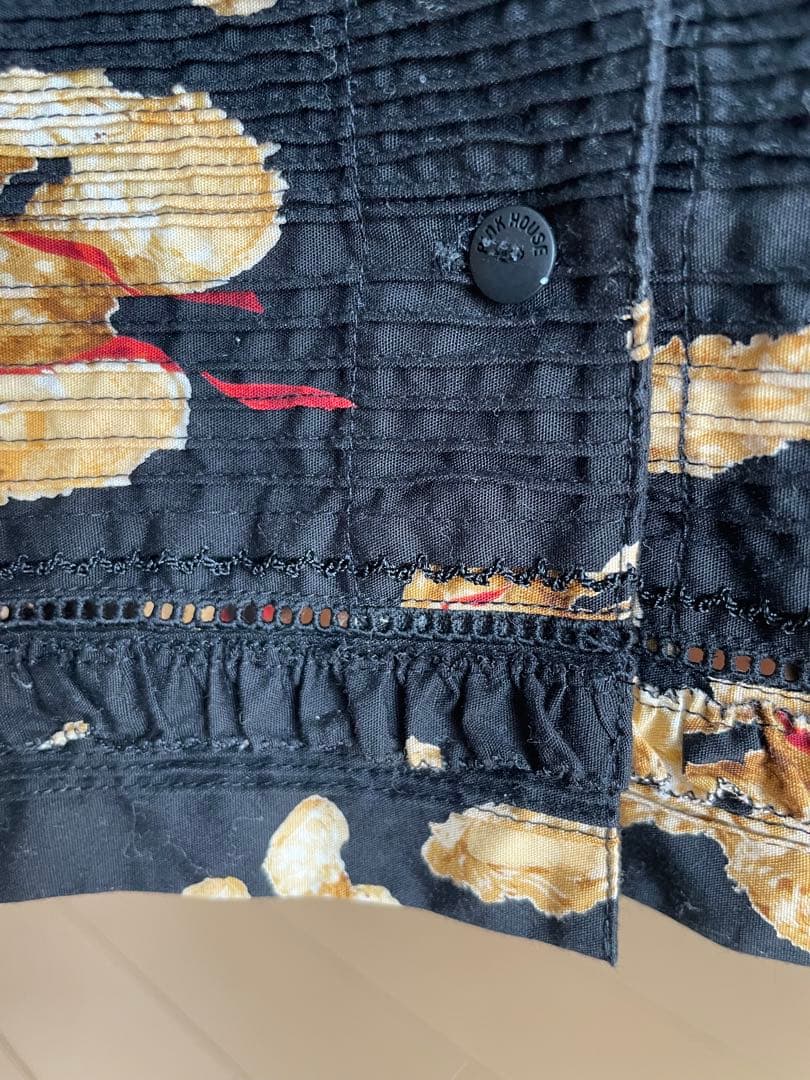 ピンクハウス ❣️黒地にうさぎ柄ワンピース