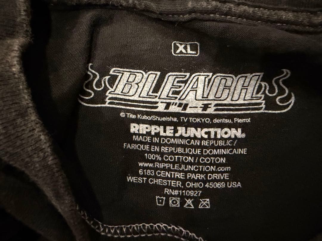 BLEACH アニメ Tシャツ XL ダークグレー