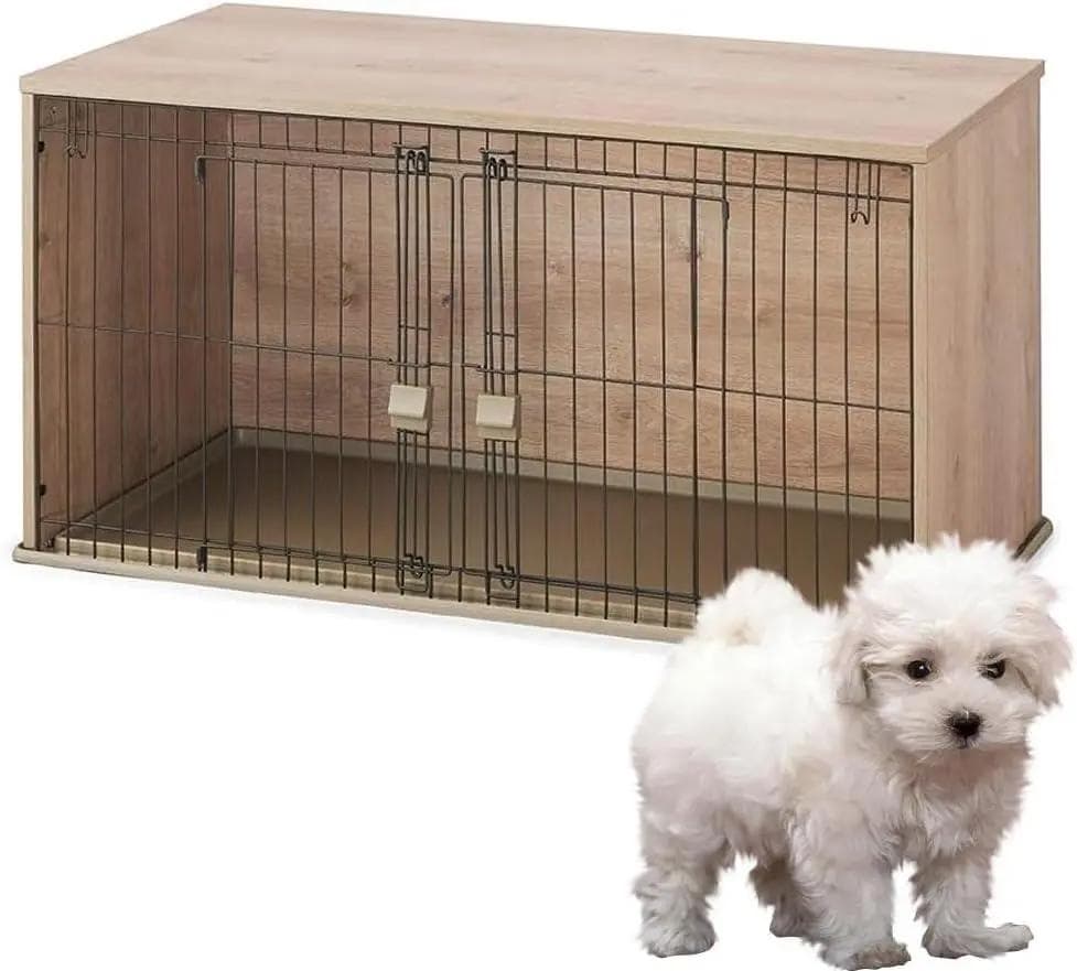 アイリス 犬ケージ ナチュラルファニチャー ナチュラル 小型 NFPC-1200